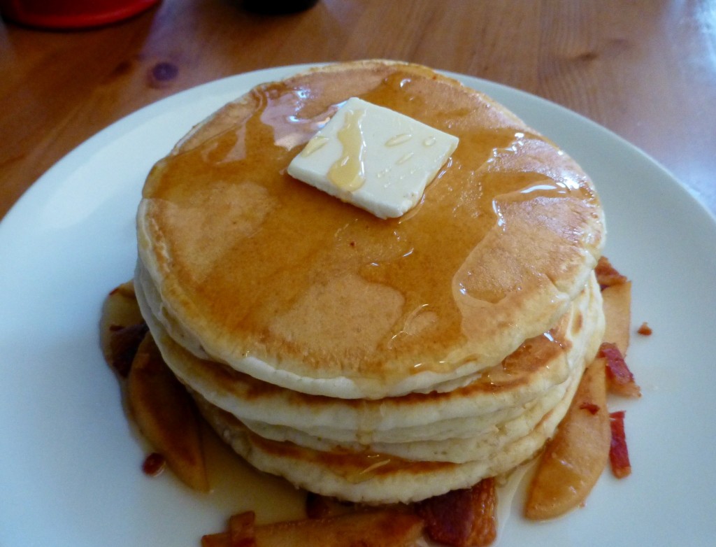 Apple Bacon Pancakes - 2