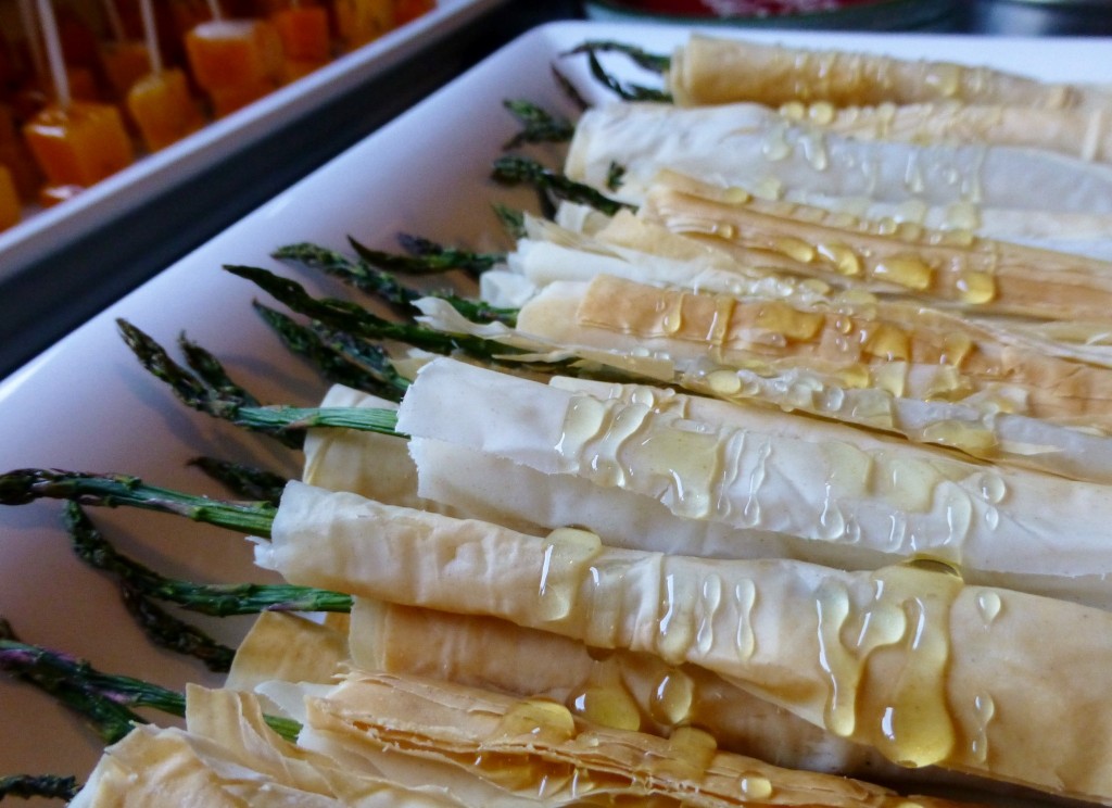 Asparagus in Phyllo Dough - 1