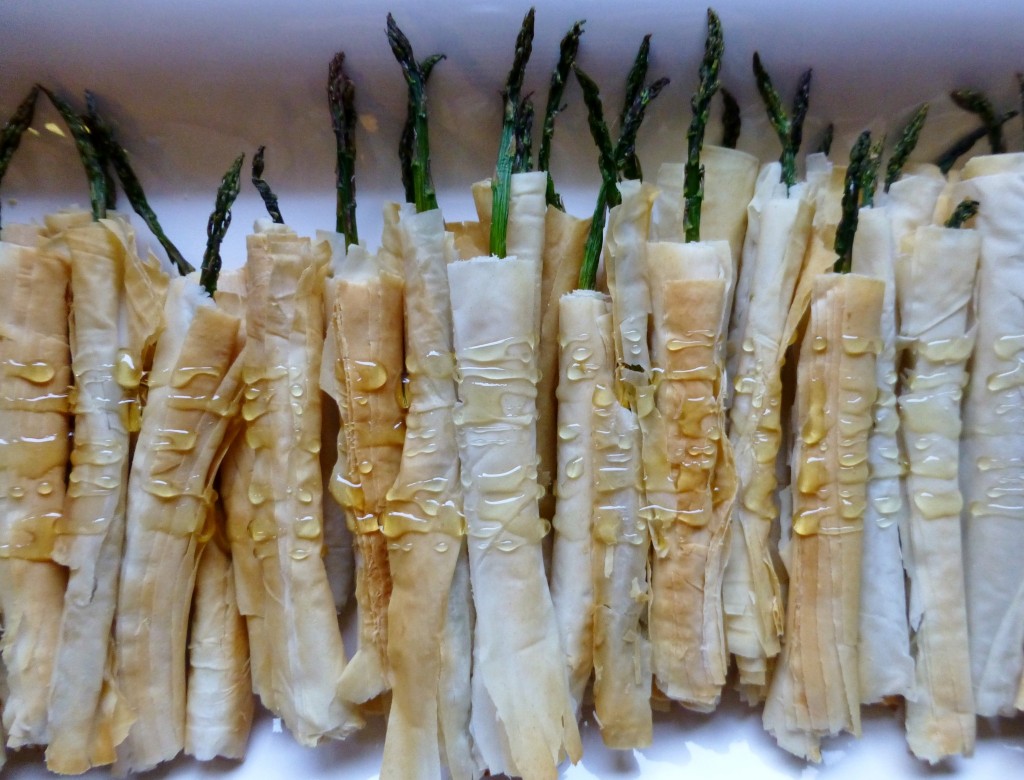 Asparagus in Phyllo Dough - 3