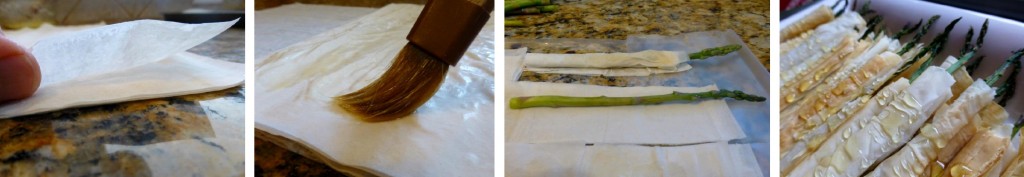 Asparagus in Phyllo Dough - 4