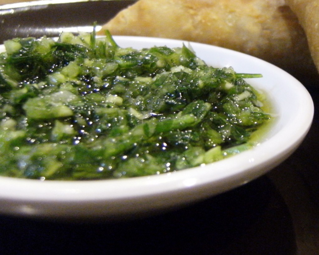 Beef and Potato Empanadas - Chimichurri