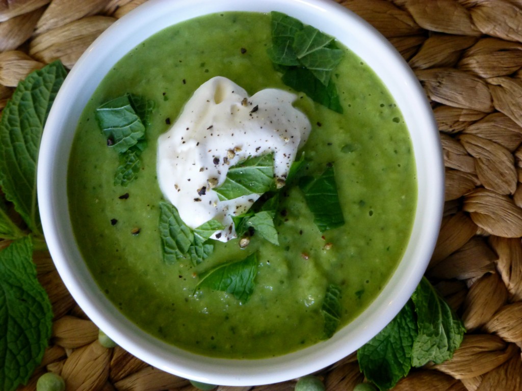 spring pea soup