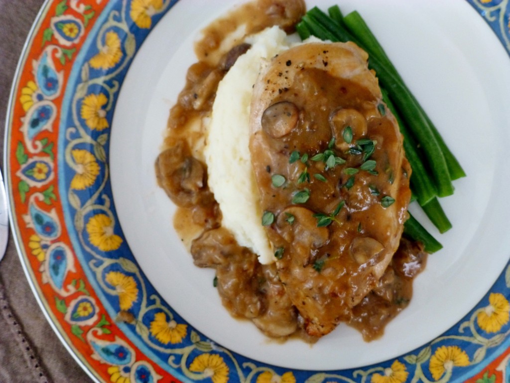 chicken with mushroom sauce