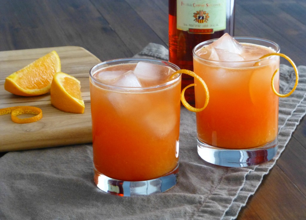 orange vespa campari cocktail