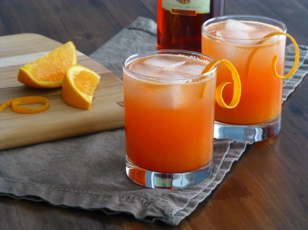 orange vespa campari cocktail