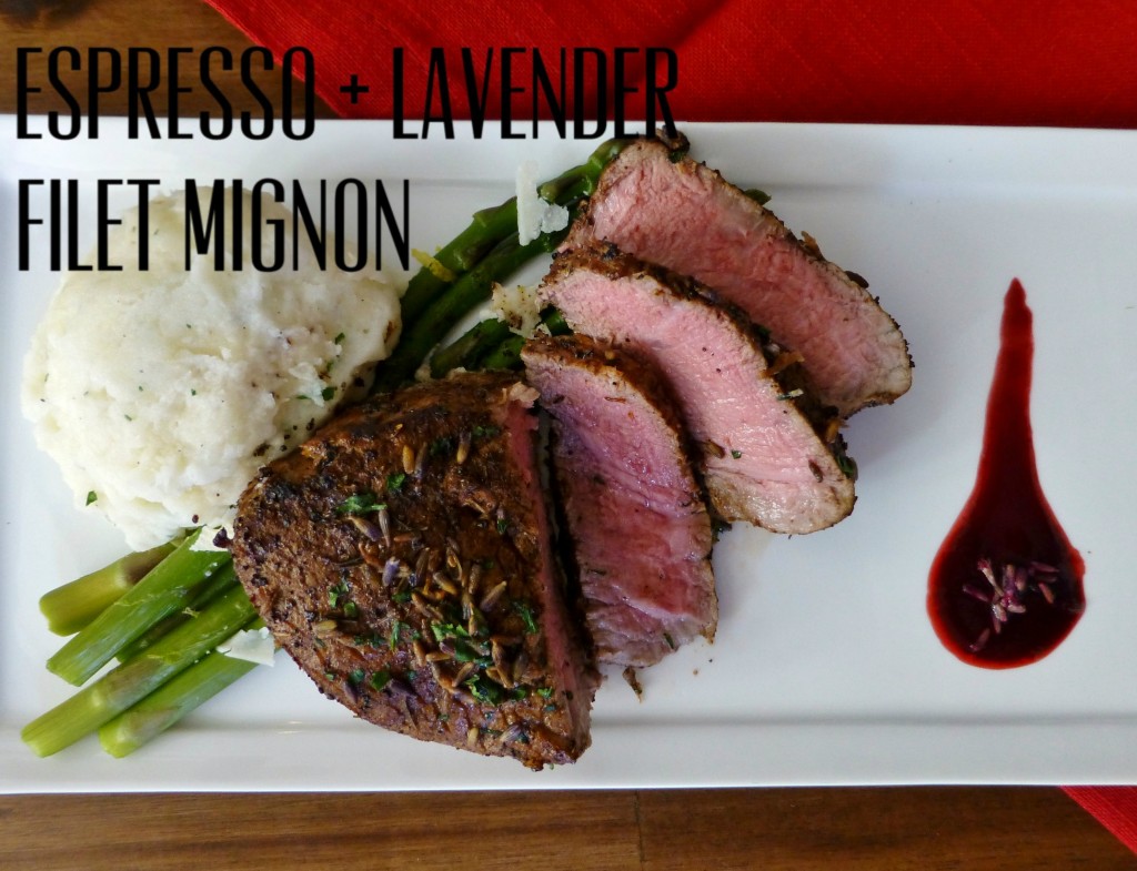 espresso lavender filet mignon