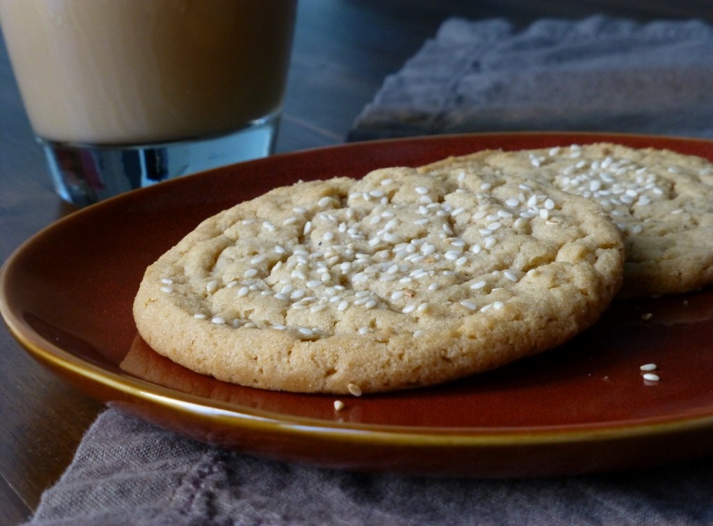 Sesame Butter Cookies - 2 (1024x755)