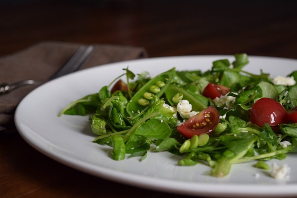 Snap Pea Salad with Buttermilk Dressing